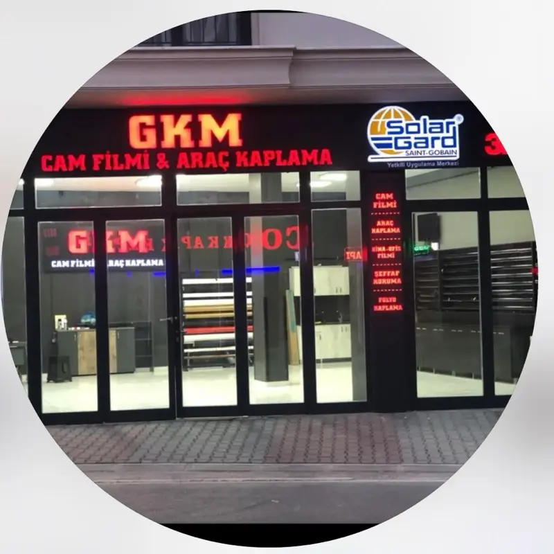 Gkm Oto Cam Filmi Araç Kaplama logo